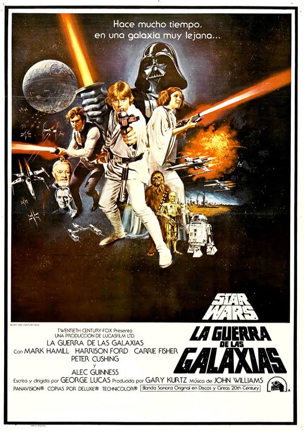 Poster de la pelicula Star Wars: Episodio IV - Una nueva esperanza